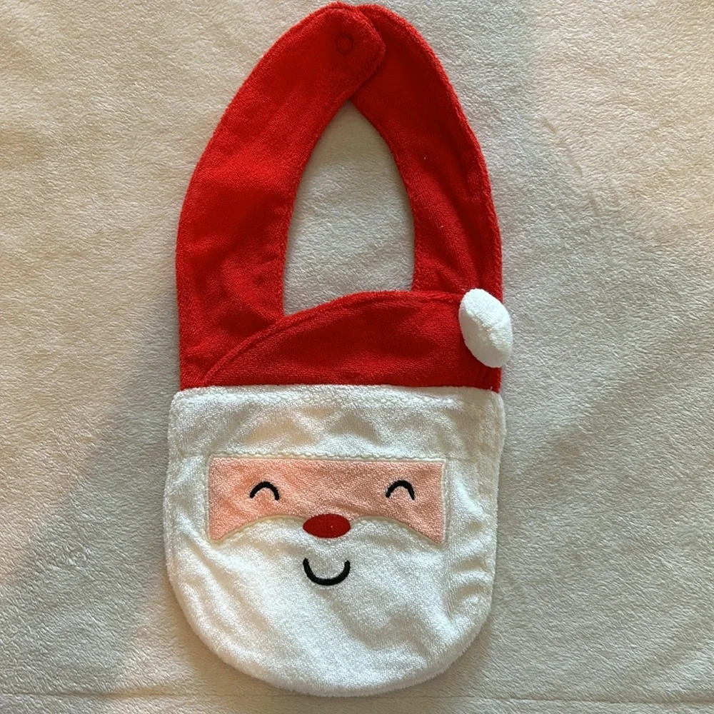 (4) Santa Baby Bibs Bundle - Picture 6 of 9